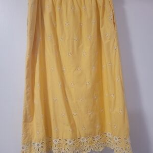 Old Navy | Sunny Yellow Eyelet Maxi Skirt